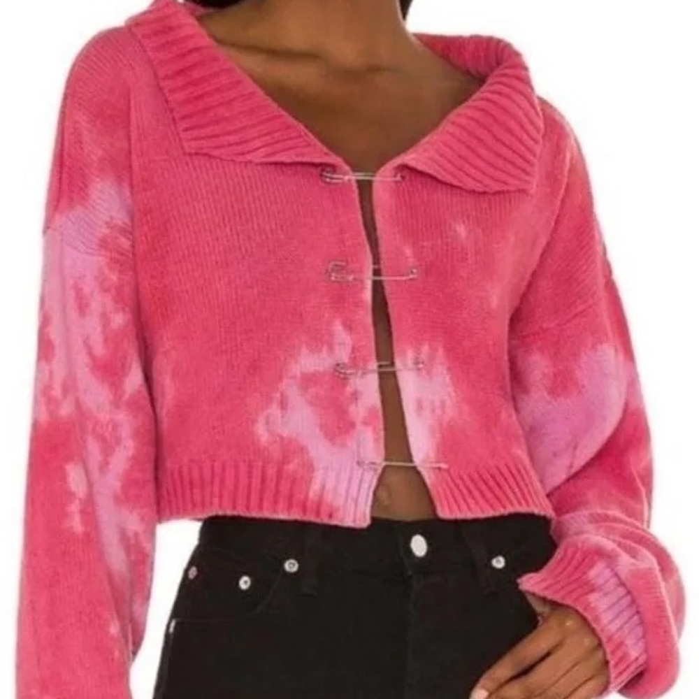 Danielle Guizio Safety Pin Cardigan NWT